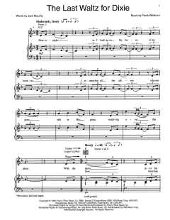 The Last Waltz For Dixie von Frank Wildhorn (Download) 