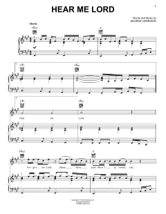 Hear Me Lord von George Harrison (Download) 