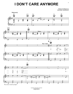 I Don't Care Anymore von George Harrison (Download) 