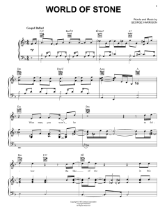 World Of Stone von George Harrison (Download) 