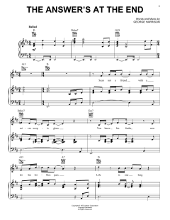 The Answer's At The End von George Harrison (Download) 