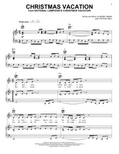 Christmas Vacation von Cynthia Weil (Download) 