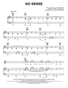 No Sense von Justin Bieber (Download) 
