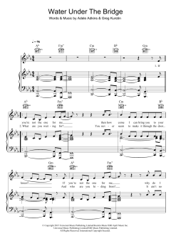 Water Under The Bridge von Adele (Download) 