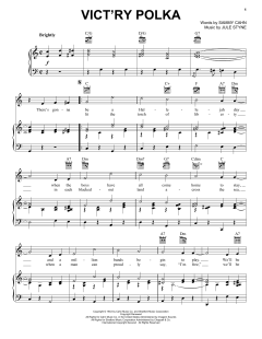 Vict'ry Polka von Jule Styne (Download) 