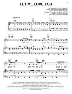 Let Me Love You von Justin Bieber (Download) 