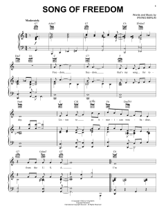 Song Of Freedom von Irving Berlin (Download) 