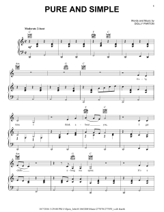 Pure And Simple von Dolly Parton (Download) 