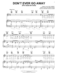 Don't Ever Go Away (Por Causa De Voce) von Frank Sinatra (Download) 