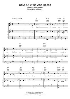 Days Of Wine And Roses von Andy Williams (Download) 