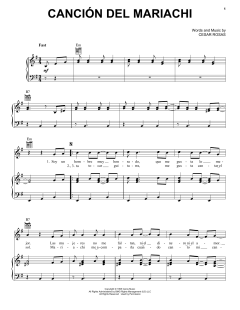 Cancion Del Mariachi von Cesar Rosas (Download) 
