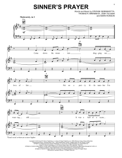 Sinner's Prayer von Lady Gaga (Download) 