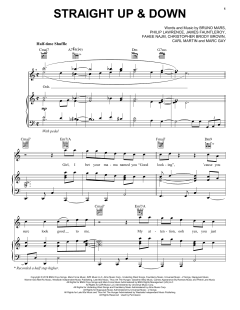 Straight Up & Down von Bruno Mars (Download) 