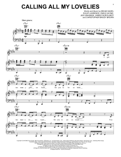 Calling All My Lovelies von Bruno Mars (Download) 