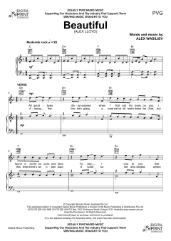 Beautiful von Alex Lloyd (Download) 