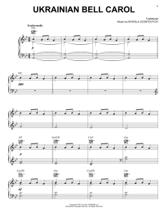 Ukrainian Bell Carol von Traditional (Download) 