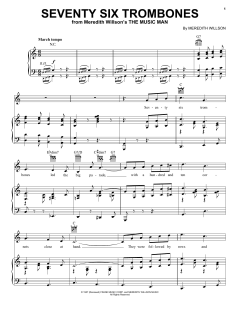 Seventy Six Trombones von Meredith Willson (Download) 