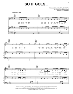 So It Goes... von Taylor Swift (Download) 