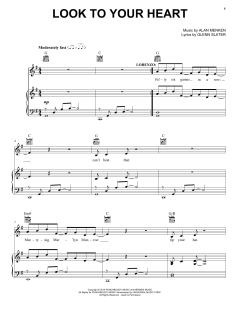 Look To Your Heart von Alan Menken (Download) 