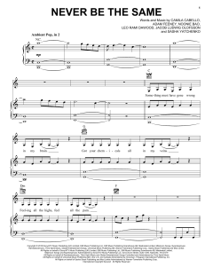 Never Be The Same von Camila Cabello (Download) 