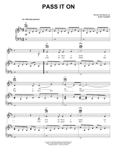 Pass It On von Kurt Kaiser (Download) 