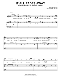 It All Fades Away von Jason Robert Brown (Download) 