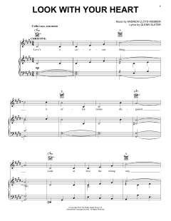 Look With Your Heart von Glenn Slater (Download) 