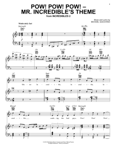 Pow! Pow! Pow! - Mr. Incredibles Theme (Download) 