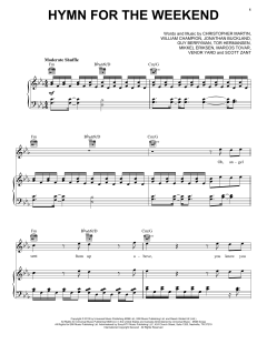 Hymn For The Weekend von Coldplay (Download) 