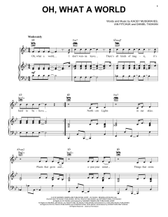 Oh, What A World von Daniel Tashian (Download) 