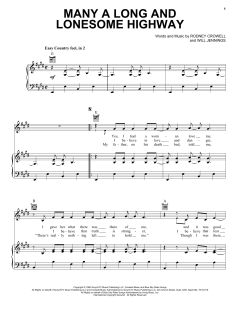 Many A Long And Lonesome Highway von Rodney Crowell (Download) 