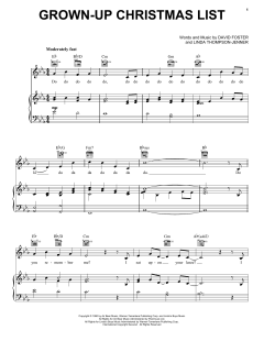 Grown-Up Christmas List von Pentatonix (Download) 
