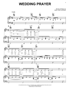 Wedding Prayer von Mary Rice Hopkins (Download) 