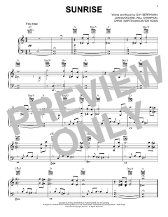 Sunrise von Coldplay (Download) 