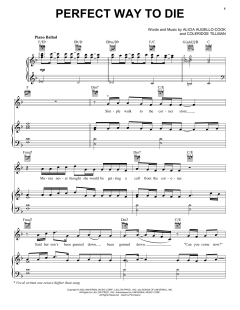 Perfect Way To Die von Alicia Keys (Download) 
