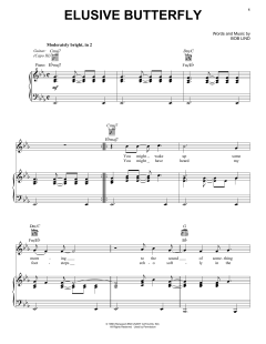 Elusive Butterfly von Bob Lind (Download) 