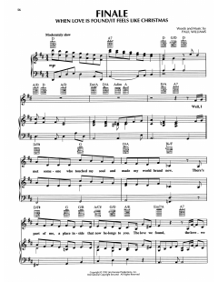 Finale - When Love Is Found/It Feels Like Christmas (Download) 
