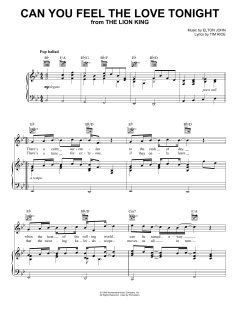 Can You Feel The Love Tonight von Elton John (Download) 