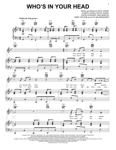 Who's In Your Head von Jonas Brothers (Download) 