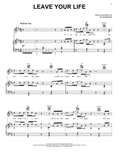 Leave Your Life von Ed Sheeran (Download) 