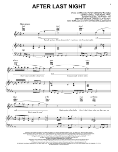 After Last Night von Bruno Mars (Download) 