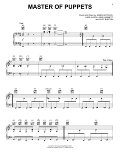 Master Of Puppets von Metallica (Download) 