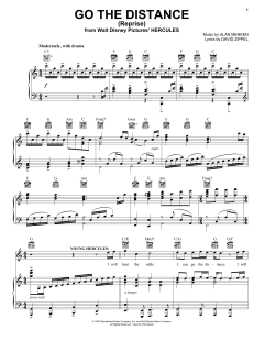 Go The Distance (Reprise) von Alan Menken (Download) 