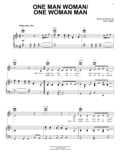 One Man Woman/One Woman Man von Paul Anka (Download) 