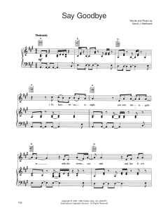 Say Goodbye von Dave Matthews Band (Download) 