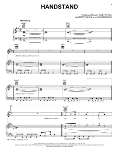 Handstand von Miley Cyrus (Download) 