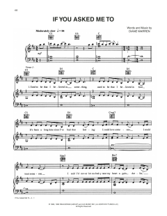 If You Asked Me To von Diane Warren (Download) 