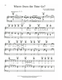 Where Does The Time Go? von Barry Manilow (Download) 