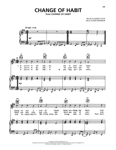 Change Of Habit von Elvis Presley (Download) 