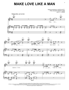 Make Love Like A Man von Def Leppard (Download) 